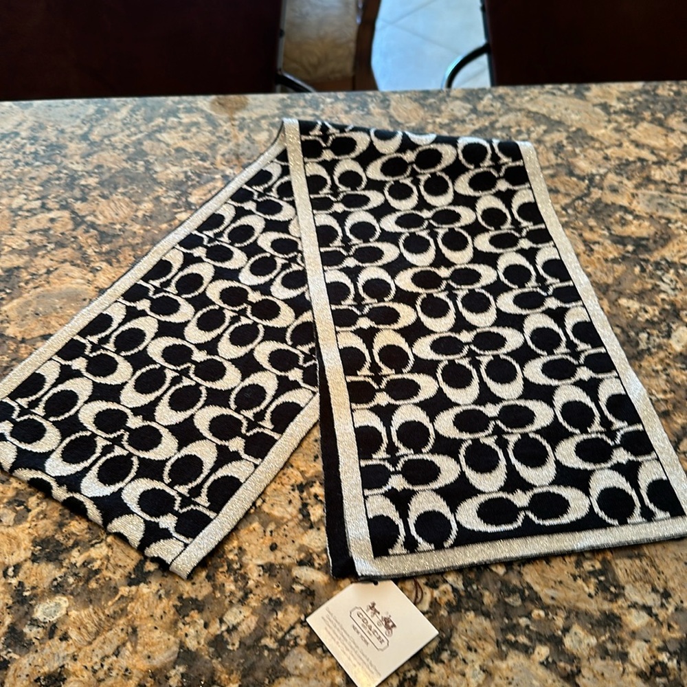 NWT Coach scarf